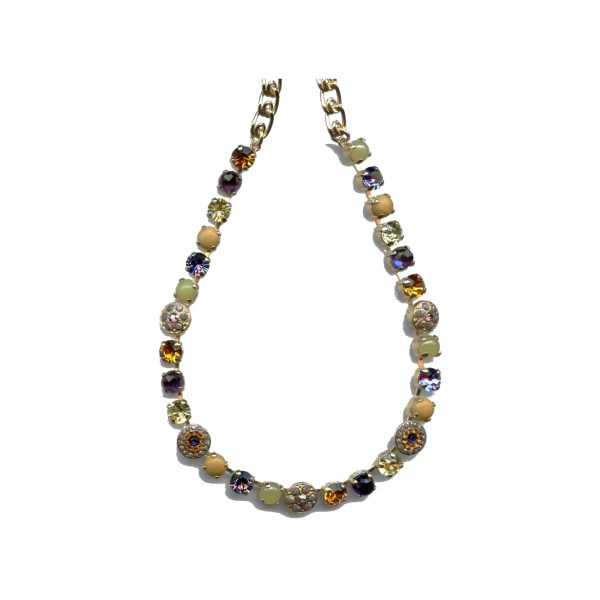 Necklace By Mariana Woman Radiant Coral and Orange Swarovski Crystals