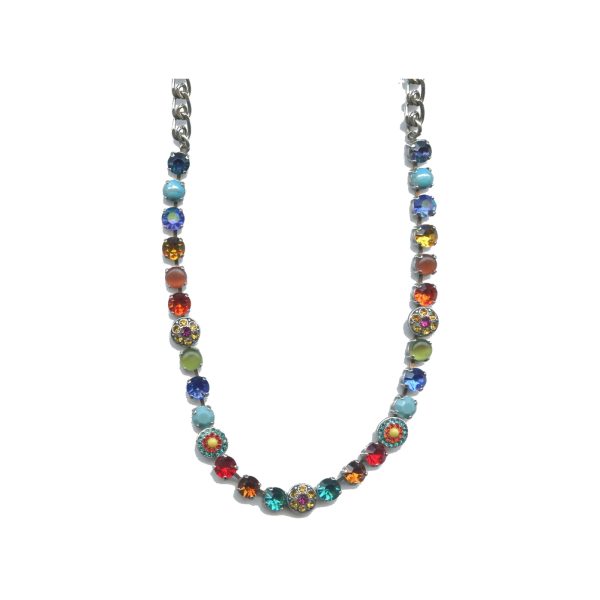 Necklace By Mariana Woman Luminous Topaz and Siam Swarovski Crystals