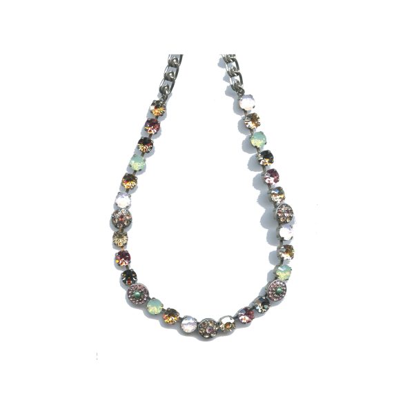Necklace By Mariana Woman Vibrant Pacific Opal and Topaz Swarovski Crystals