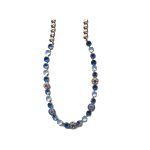 Necklace By Mariana Woman Air Blue Opal and Sapphire and Swarovski Crystals