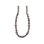 Necklace By Mariana Woman Classic Purple and Purple Velvet Swarovski Crystals