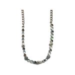 Necklace By Mariana Woman Chic Clear and AB and Silver Night Swarovski Crystals