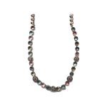 Necklace By Mariana Woman Snowflake Mineral and Light Rose Swarovski Crystals