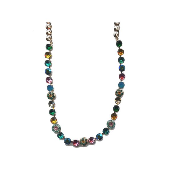 Necklace By Mariana Woman Stylish Topaz and Blue Zircon Swarovski Crystals