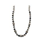 Necklace By Mariana Woman Sparkling Morion and Silver Night Swarovski Crystals