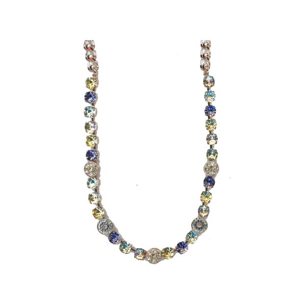 Necklace By Mariana Woman Yellow Opalescent and Green and Swarovski Crystals