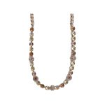 Necklace By Mariana Woman Smoked Topaz and Crystals: Golden Swarovski Crystals