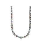 Necklace By Mariana Woman Dazzling Amethyst and Vintage Rose Swarovski Crystals - Image 2