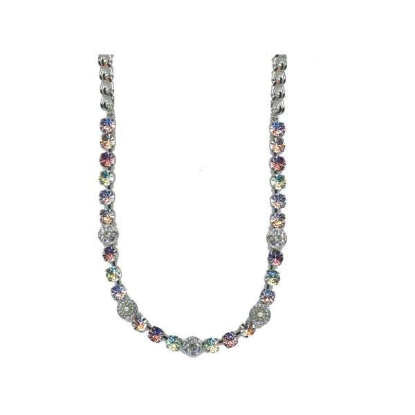 Necklace By Mariana Woman Dazzling Amethyst and Vintage Rose Swarovski Crystals