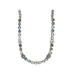 Necklace By Mariana Woman Delicate Cream Pearl and AB Swarovski Crystals