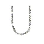 Necklace By Mariana Woman Chic White Opal and Black Diamond Swarovski Crystals