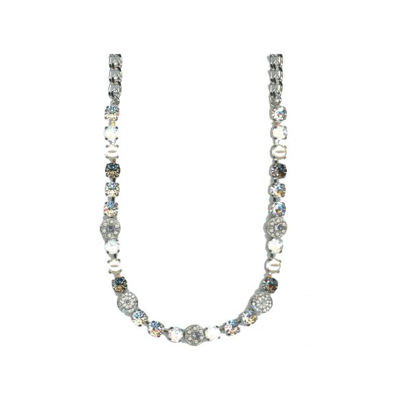 Necklace By Mariana Woman Striking Pearl and Black Diamond Swarovski Crystals