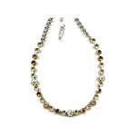 Necklace By Mariana Woman Refined Crystal Light Coral Swarovski Crystals