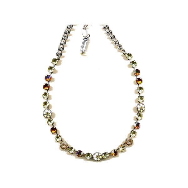 Necklace By Mariana Woman Refined Crystal Light Coral Swarovski Crystals