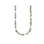 Necklace By Mariana Woman Chic White Opal and Golden Shadow Swarovski Crystals - Image 2