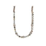 Necklace By Mariana Woman Clear and Silk and Black Diamond Swarovski Crystals