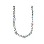 Necklace By Mariana Woman Graceful White Patina and AB Swarovski Crystals - Image 2