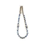 Necklace By Mariana Woman Graceful Blue Opal Swarovski Crystals - Image 2
