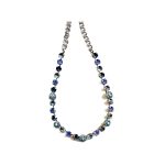 Necklace By Mariana Woman Caribbean Blue Opal and Aquamarine Swarovski Crystals - Image 2