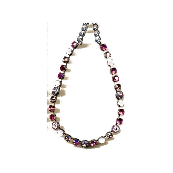 Necklace By Mariana Woman Charming Shades of Pink Swarovski Crystals