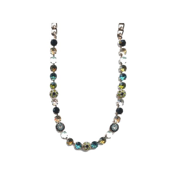Necklace By Mariana Woman Graceful Cobalt Swarovski Crystals