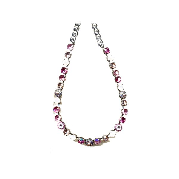 Necklace By Mariana Woman Glamorous Yellow Opal and Sapphire Swarovski Crystals