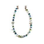 Necklace By Mariana Woman Pacific Opal and Grass Green and Swarovski Crystals - Image 2