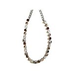 Necklace By Mariana Woman Chic Smoked topaz and golden shadow Swarovski Crystals - Image 2