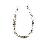 Necklace By Mariana Woman Glamorous Pearl and Clear Swarovski Crystals