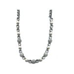 Necklace By Mariana Woman Chic Cream pearl and Clear Crystal Swarovski Crystals - Image 2
