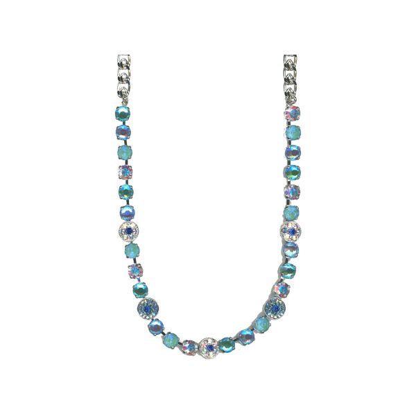 Necklace By Mariana Woman Striking Blue and Laguna Delite Swarovski Crystals