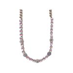 Necklace By Mariana Woman Chic Sun Kissed Lavender and Violet Swarovski Crystals - Image 2