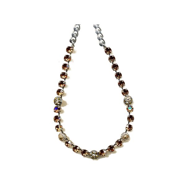 Necklace By Mariana Woman Stylish Aurum Swarovski Crystals