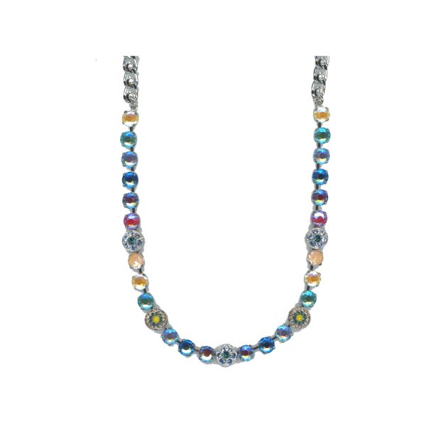 Necklace By Mariana Woman Refined Topaz and Sun Kissed Blush Swarovski Crystals