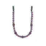 Necklace By Mariana Woman Romantic Light Roze and Topaz Swarovski Crystals