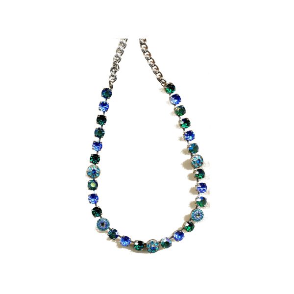 Necklace By Mariana Woman Captivating Silver Swarovski Crystals