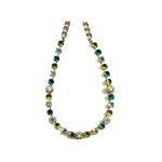 Necklace By Mariana Woman Eye-Catching Lt.grey Swarovski Crystals - Image 2