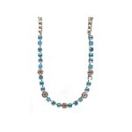Necklace By Mariana Woman Caribbean Blue Opal and Laguna Swarovski Crystals - Image 2
