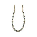 Necklace By Mariana Woman Chrysolite Opal and Clear and AB Swarovski Crystals