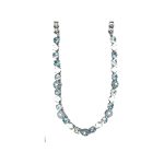 Necklace By Mariana Woman Chic Aquamarine and Light Azore Swarovski Crystals - Image 2