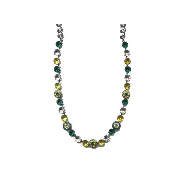 Necklace By Mariana Woman Timeless Topaz and Emerald Swarovski Crystals