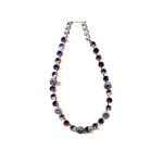Necklace By Mariana Woman Classic Amethyst and Lt.Amethyst Swarovski Crystals