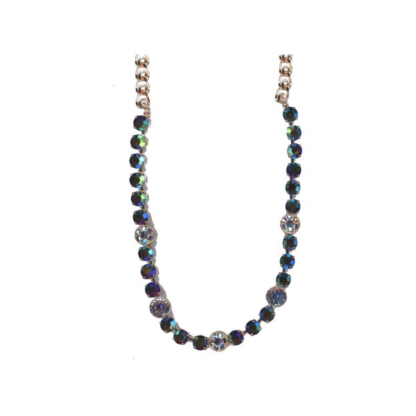 Necklace By Mariana Woman Chic Amethyst AB Swarovski Crystals