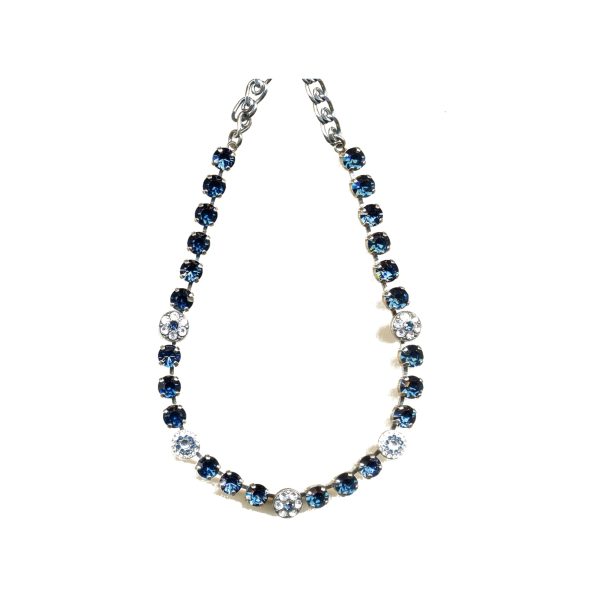 Necklace By Mariana Woman Dazzling Montana and Crystal Clear Swarovski Crystals