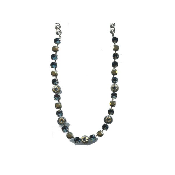 Necklace By Mariana Woman Luxurious Montana and Aurum Swarovski Crystals