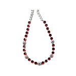 Necklace By Mariana Woman Chic Siam and Golden Shadow Swarovski Crystals