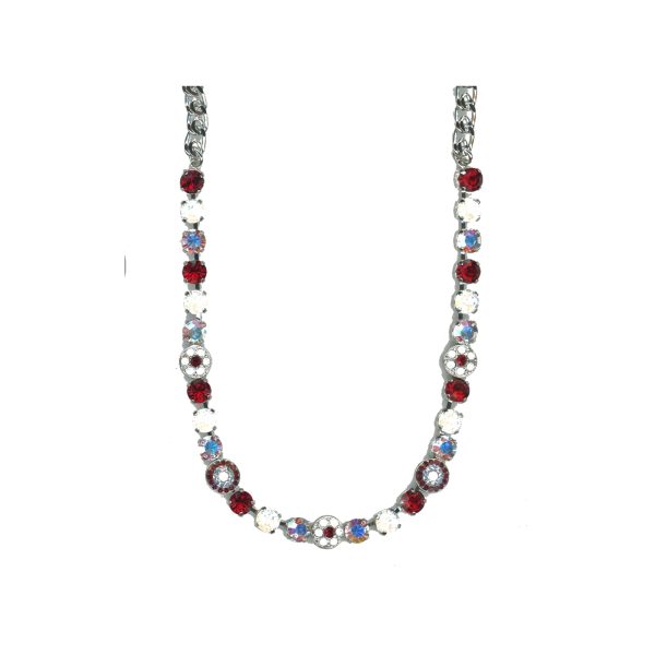 Necklace By Mariana Woman Stunning Siam and AB Swarovski Crystals