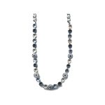 Necklace By Mariana Woman Chic Montana Blue and Light Blue Swarovski Crystals