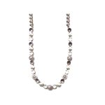 Necklace By Mariana Woman Chic Rose opal and Light amethyst Swarovski Crystals - Image 2