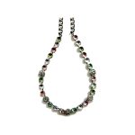 Necklace By Mariana Woman Chic Peridot and Light Blue Opal Swarovski Crystals - Image 2